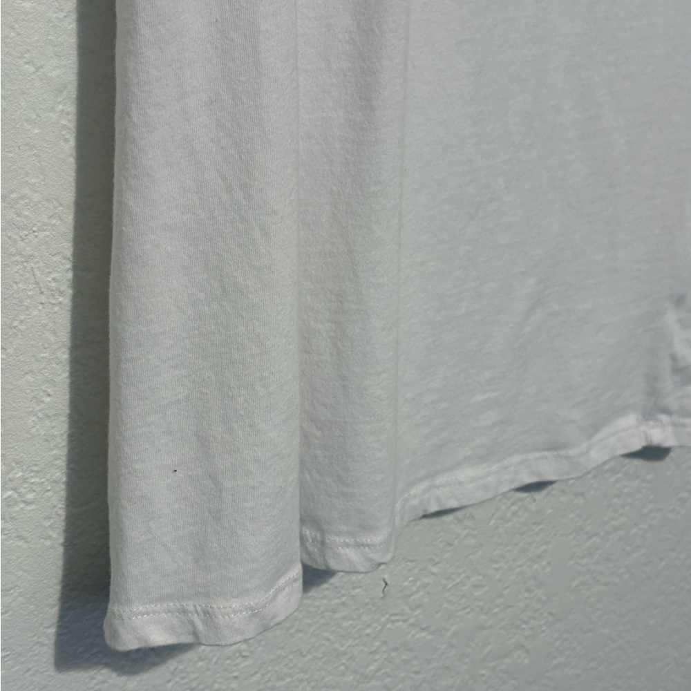 Active Basic White Deep Scoop Neck Short Sleeve T… - image 7